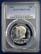 1964 PCGS PR67CAM 50C