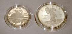 2016 US National Parks 100 th Anniversary Proof Silver Dollar and Half.