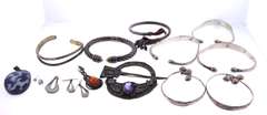 Big Group Lot of Sterling Silver Jewelry