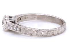 Dazzling Platinum Diamond Engagement Ring