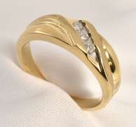 Tasteful Man's Diamond Band