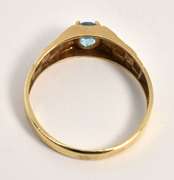 Fashionable Blue Topaz Ring