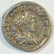 Original Mint Caracalla Roman Silver Denarius, 198-217 AD