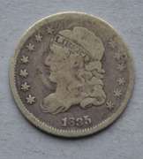 1835 Small Date Large 5 Bust Half Dime