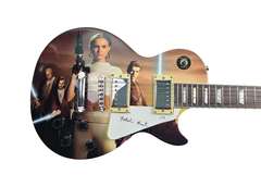Natalie Portman Autographed Star Wars Jedi Masters Poster Photo 12-string Guitar