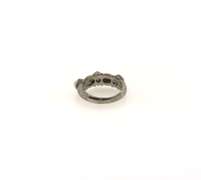 Sterling Silver Ring with Pearls
