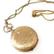 Antique Waltham Pocket Watch with Original Box and a 23 inch Adjustable Chain - WORKING!