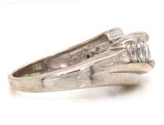 Brilliant White Gold Marquise Diamond Band