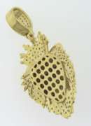 Remarkable 10kt Diamond Lion Pendant