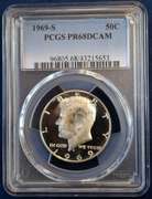 1969-S PCGS PR68DCAM 50C