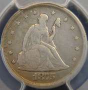 1875-S PCGS VF25 20C