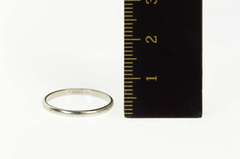 Platinum 1.8mm Classic Simple Wedding Band Ring