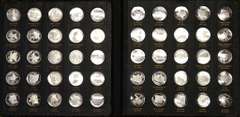 The States Of The Union Franklin Mint. 50 Sterling Silver Medals.
