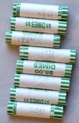 8 Rolls  Unc Roosevelt Dimes.