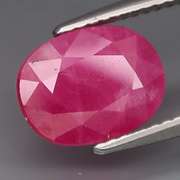 Heated only! 2.96ct top red pink Ruby
