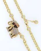 Adorable Elephant Pendant Necklace in 14kt Yellow Gold