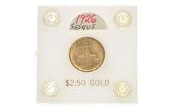 1926 $2.50 Independence Gold Quarter Eagle