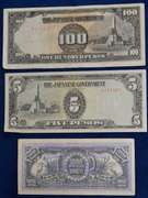 Lot Of 17 Philippines Japanese Occupation Notes.