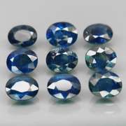 Stunning blue 6.07ct 5x4mm Sapphire set