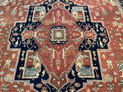 MAGNIFICENT SERAPI DESIGN RUG 9x12