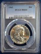 1963 PCGS MS64 50C