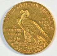 Fresh BU 1926 US $2.50 Indian Gold Piece. Nice