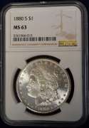 1880-S MS63 Morgan $ NGC