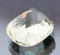 Brilliant 5.41ct platinum green Amethyst