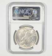 MS62 1921 Peace Silver Dollar - High Relief - 100th Anniversary - NGC
