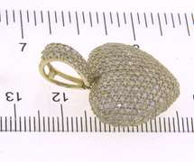 Stunning 10kt +2ctw Diamond Heart Pendant