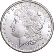 1884-CC Morgan Silver Dollar