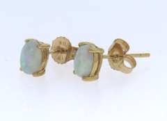 Favorite Set of 1.03ct Opal Stud, Ring and Necklace
