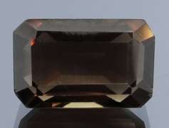 Emerald cut 11.35ct natural Smokey Quartz