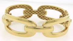 Wonderful Handmade Italian 14k Gold Chain Bracelet.