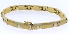 Beautiful Ladies 14kt White & Yellow Gold Bracelet