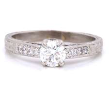 Dazzling Platinum Diamond Engagement Ring