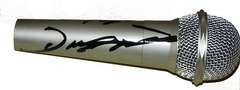 Dusty Hill ZZ Top Autographed Facsimile Signed Microphone