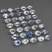 Heated only top blue 8.32ct Sapphire set