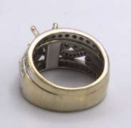 WOMENS 14 KT WHITE GOLD DIAMOND RING WEDDING SET