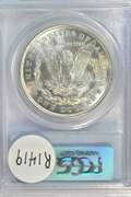 Nearly Gem BU 1921 Morgan Silver Dollar. PCGS MS64