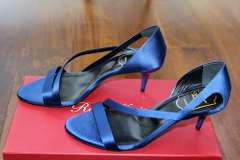Roger Vivier, Paris designer shoes.  Made in Italy