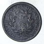 1808 Draped Bust Half Cent - Circulated