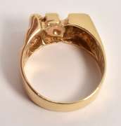 Lovely Men's Nugget & Diamond Ring