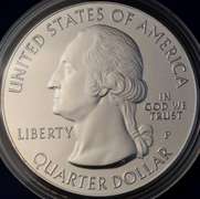 2010 America The Beautiful Five Ounce Silver Uncirculated Coin Hot Springs National Park.