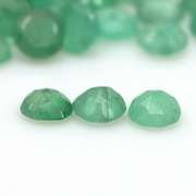 Rich emerald green 6.46ct 37pc emerald set