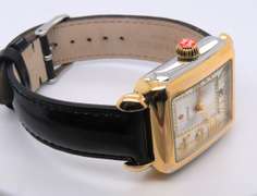 Michele Deco Madison Two Tone Diamond Dial Quartz Watch