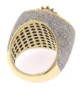 Amazing 10kt Diamond Lionhead Men's Ring