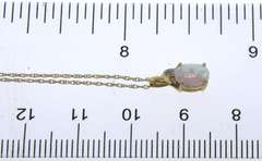 Favorite Set of 1.03ct Opal Stud, Ring and Necklace