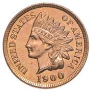1900 Indian Head Cent - Gold Plated