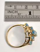Sparkling Blue Topaz Cluster